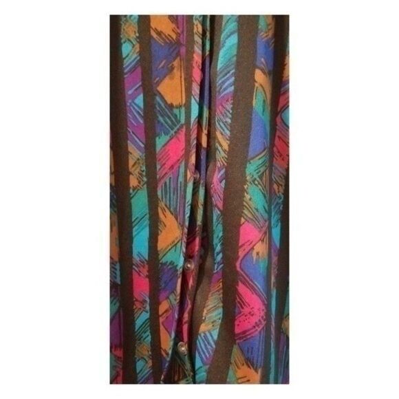 Blair Vintage Mandarin Collar Blouse Small  5 0076 - Picture 2 of 5